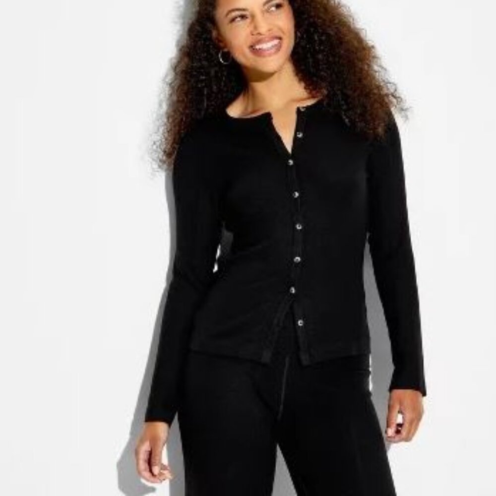 Women's Cozy Leisure Long Sleeve Button-Down Top